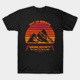 Out of breath hiking society T-Shirt